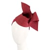 Stylish burgundy Australian Made racing fascinator by Max Alexander