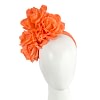 Large orange flower headband by Max Alexander