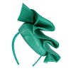 Teal racing pillbox fascinator by Fillies Collection - Image 5