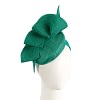 Teal racing pillbox fascinator by Fillies Collection