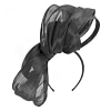 Large black fascinator by Fillies Collection - Image 6