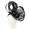 Large black fascinator by Fillies Collection