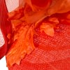 Bespoke orange spring racing pillbox fascinator - Image 5