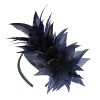 Navy feather fascinator by Fillies Collection - Image 6