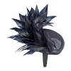 Navy feather fascinator by Fillies Collection - Image 4