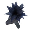 Navy feather fascinator by Fillies Collection - Image 3
