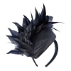 Navy feather fascinator by Fillies Collection - Image 2