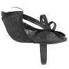 Black sinamay racing fascinator by Max Alexander - Image 4
