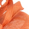 Orange sinamay racing fascinator by Max Alexander - Image 5