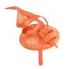 Orange sinamay racing fascinator by Max Alexander - Image 4