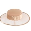 Coffee boater hat by Cupids Millinery Melbourne - Image 5
