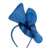 Royal blue fascinator with bow by Fillies Collection - Image 6