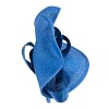 Royal blue fascinator with bow by Fillies Collection - Image 4
