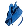Royal blue fascinator with bow by Fillies Collection - Image 2