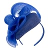 Large royal blue fascinator by Fillies Collection - Image 2
