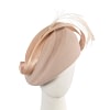 Designers nude felt hat by Fillies Collection