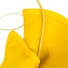 Yellow felt winter fascinator by Fillies Collection - Image 3