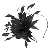 Black feather flower headband by Max Alexander - Image 2