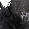 Black top hat fascinator - Image 5