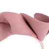 Dusty pink spiral winter felt fascinator - Image 3
