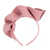 Dusty pink spiral winter felt fascinator - Image 2