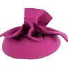 Fuchsia winter pillbox with bow - Image 6