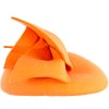Orange winter pillbox with bow - Image 4