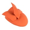 Orange winter pillbox with bow - Image 2