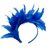 Royal blue feather bunch fascinator by Max Alexander - Image 2