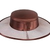 Chocolate boater hat by Cupids Millinery Melbourne - Image 5