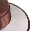 Chocolate boater hat by Cupids Millinery Melbourne - Image 6