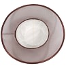 Chocolate boater hat by Cupids Millinery Melbourne - Image 4