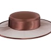 Chocolate boater hat by Cupids Millinery Melbourne - Image 3