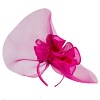 Tall fuchsia Fillies Collection fascinator - Image 5