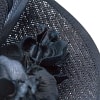 Navy fascinator with orchid by Fillies Collection - Image 5