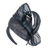 Navy pillbox with bow by Fillies Collection S307 - Image 2