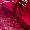 Burgundy pillbox with bow by Fillies Collection S307 - Image 5