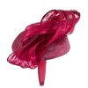 Burgundy pillbox with bow by Fillies Collection S307 - Image 3