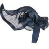 Navy silk abaca racing fascinator by Fillies Collection - Image 4