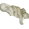 Olive silk abaca racing fascinator by Fillies Collection - Image 4
