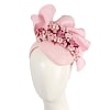 Bespoke pink racing fascinator by Fillies Collection
