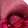 Astonishing burgundy fascinator with orchids by Fillies Collection - Image 3