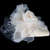 Stunning Cream Flower Fascinator by Fillies Collection - Image 4