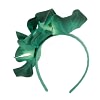 Large green leaves racing fascinator by Max Alexander - Image 4