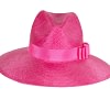Fuchsia wide brim ladies fedora hat by Max Alexander - Image 4