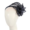 Max Alexander navy sinamay flower fascinator