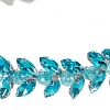 Petite turquoise crystal fascinator headband - Image 3