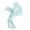 Light blue twists of silk abaca fascinator by Fillies Collection - Image 2