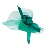 Bespoke teal spring racing fascinator by Fillies Collection - Image 4