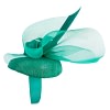 Bespoke teal spring racing fascinator by Fillies Collection - Image 3
